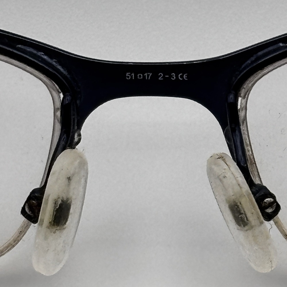 Gucci GG 4213 9S6 Eyeglasses Frames Blue Cream Stripe 51-17-135 Made in Italy - Picture 5 of 6